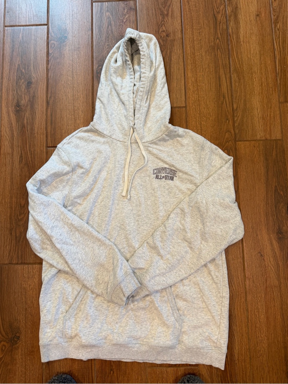 Converse All-Star Light Gray Men's Hoodie xl